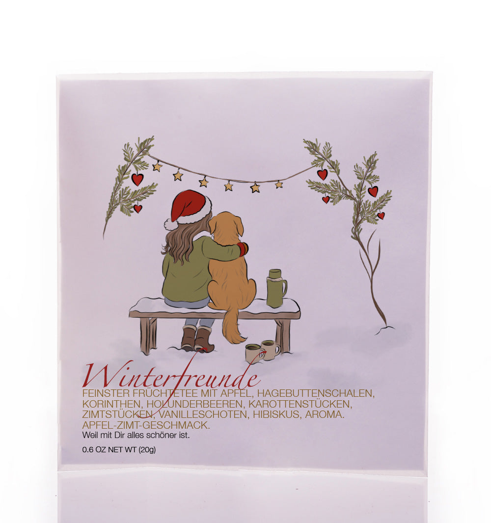 Teegeschenk Winterfreunde