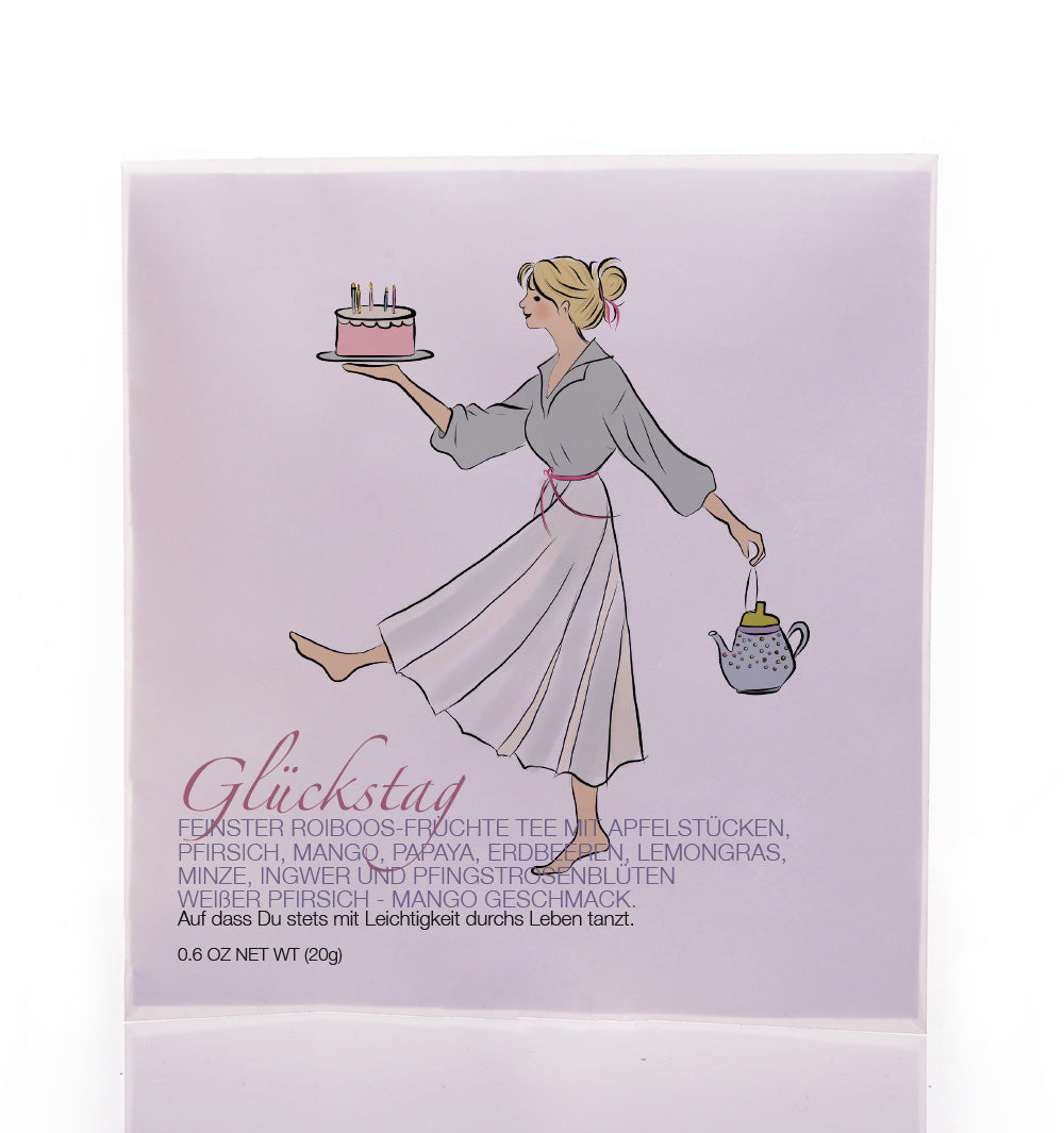 Teegeschenk Glückstag
