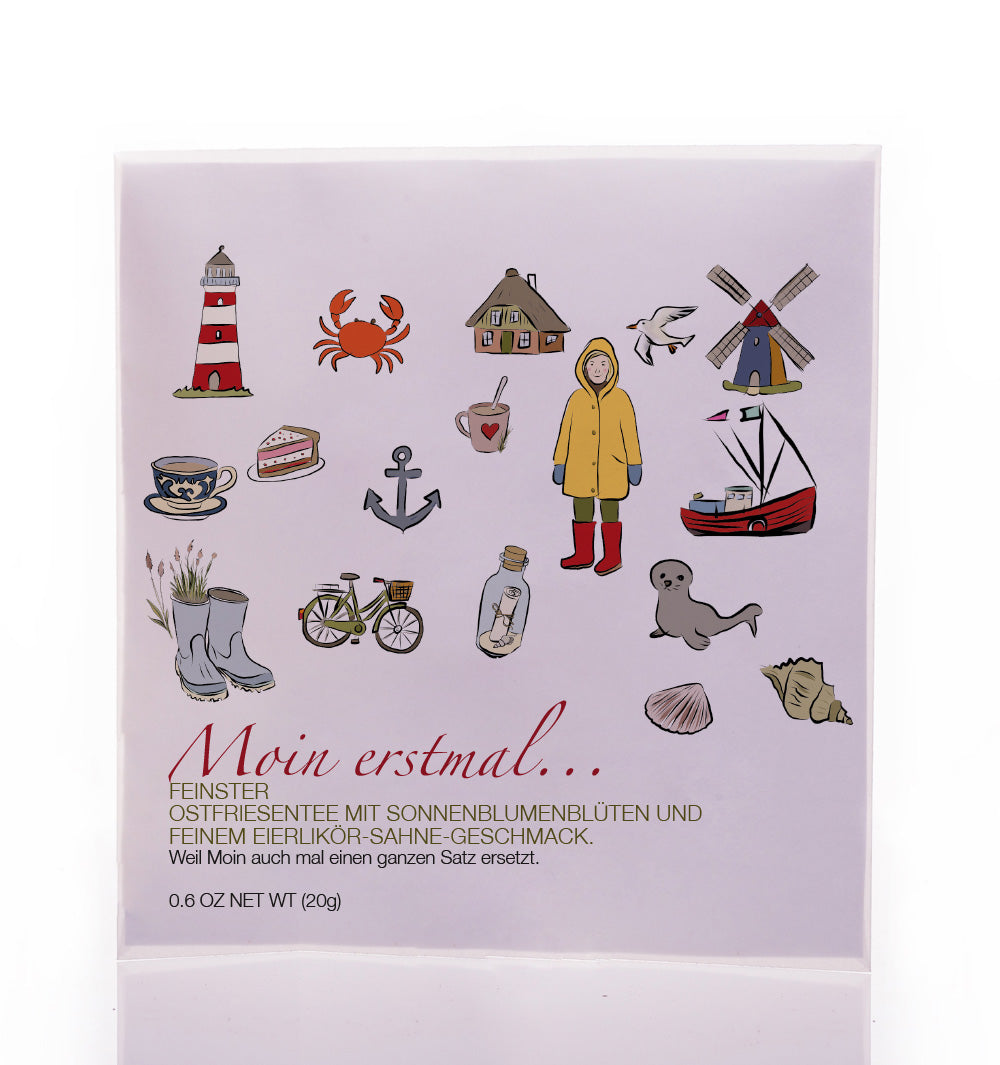 Teegeschenk moin erstmal