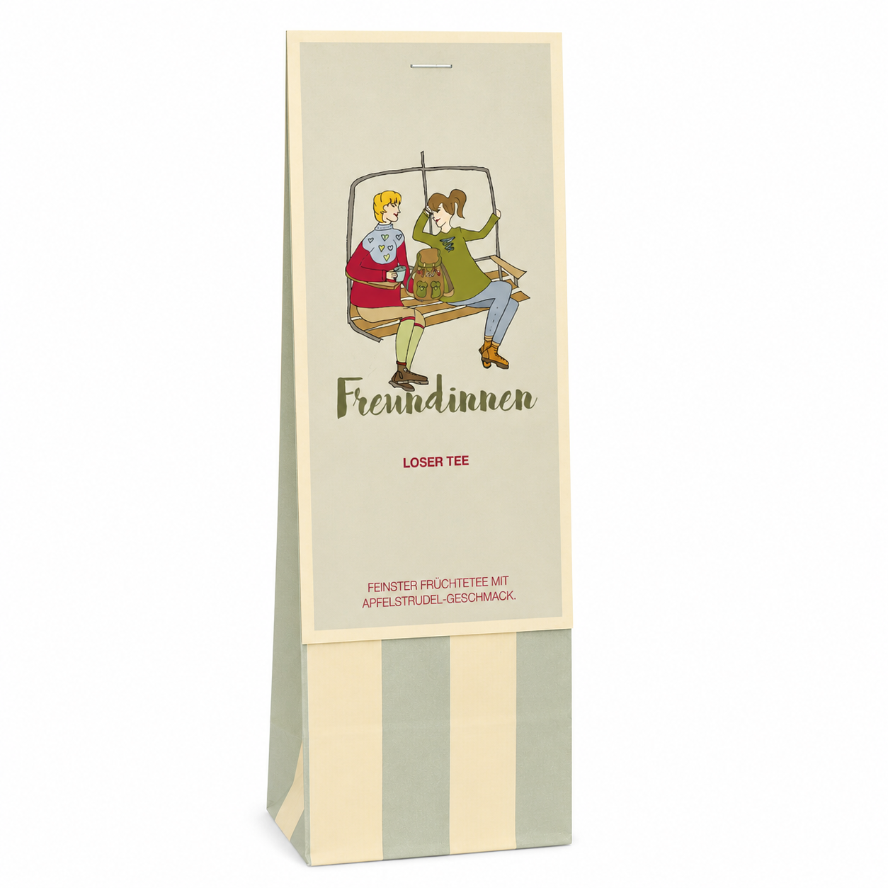 Bag of tea loose apple strudel