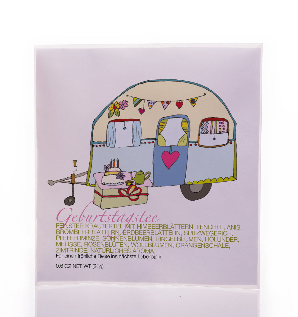 Teegeschenk Geburtstags Camper