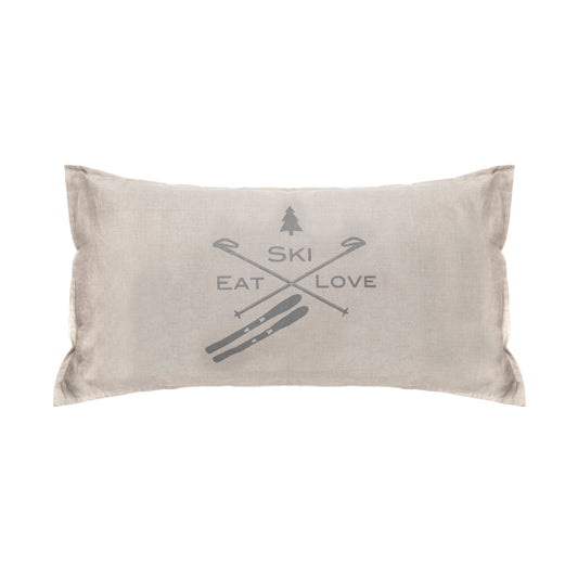 SK 2 eat ski love Gross 40x80cm