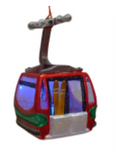 Gondola trailer with lighting