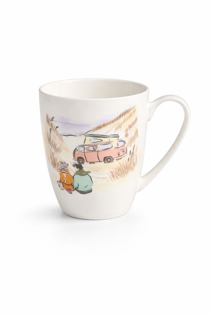 China Bone Becher "Camperglück"