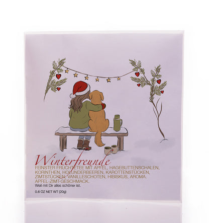 Teegeschenk Winterfreunde