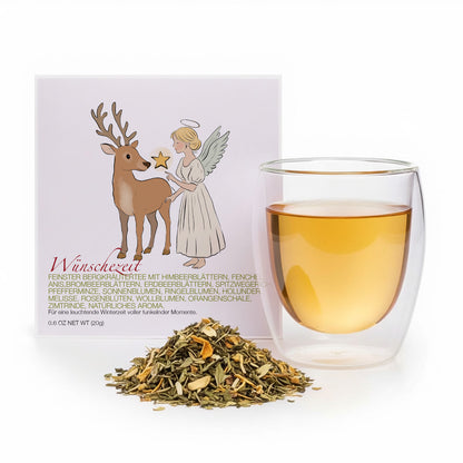 Teegeschenk Zeit für Wünsche Kräutertee