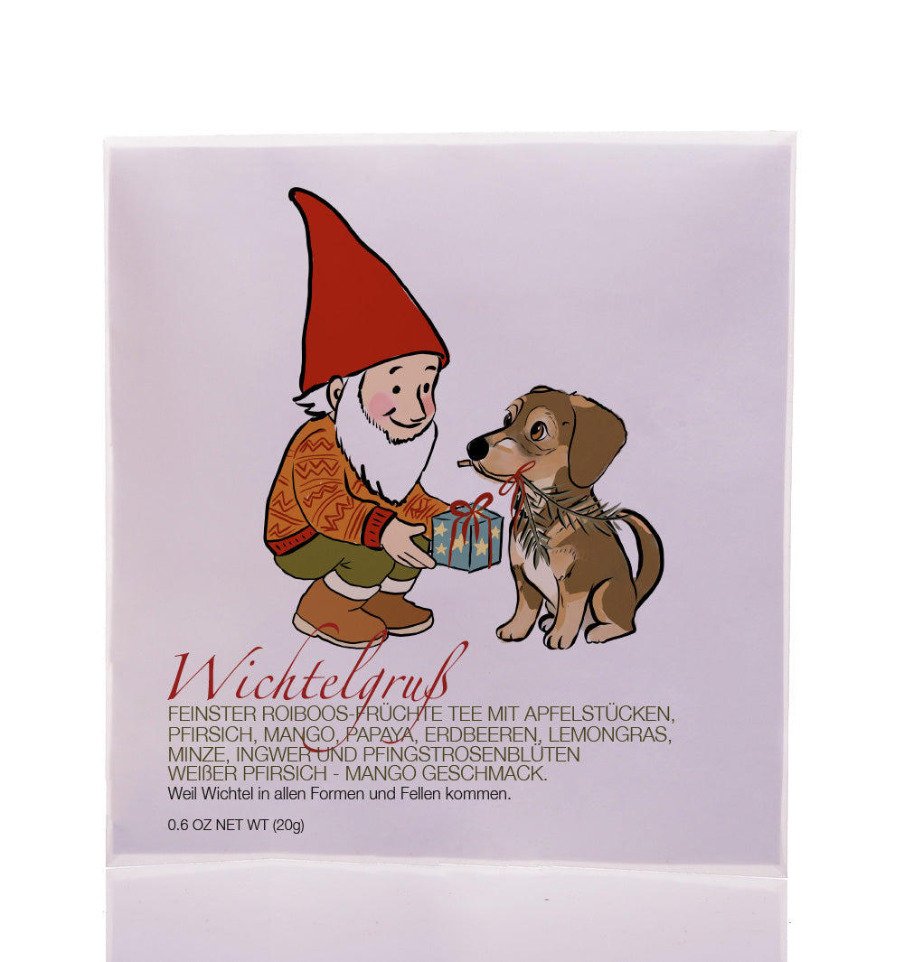 Teegeschenk Wichtelgruß