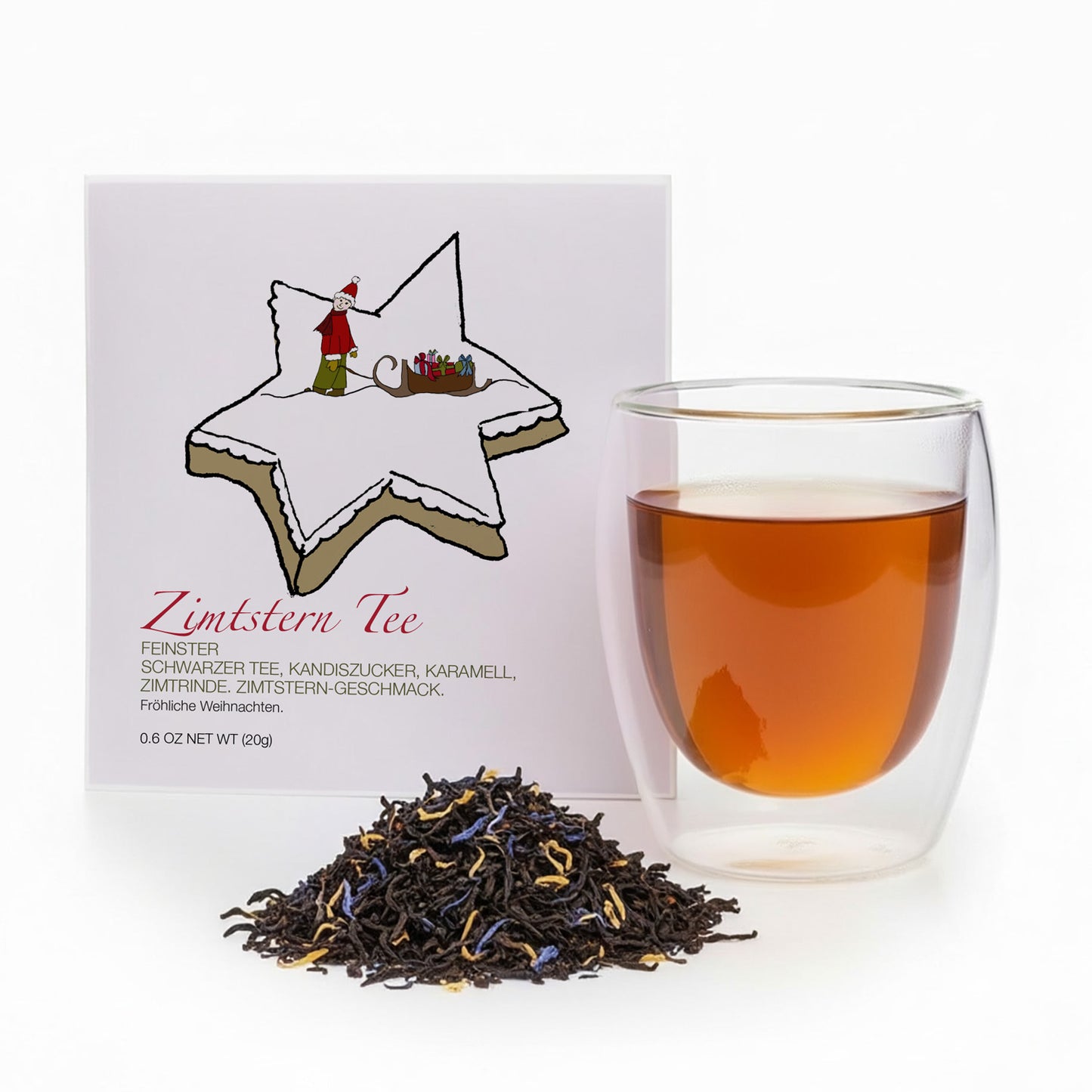 Teegeschenk Zimtstern