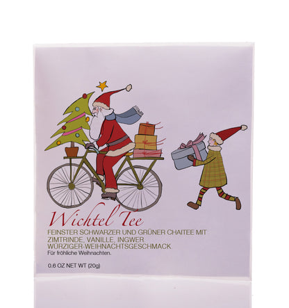 Teegeschenk Santa Bike