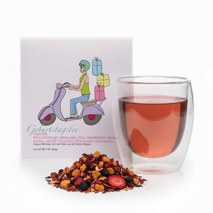 Teegeschenk Geburtstagstee Roller