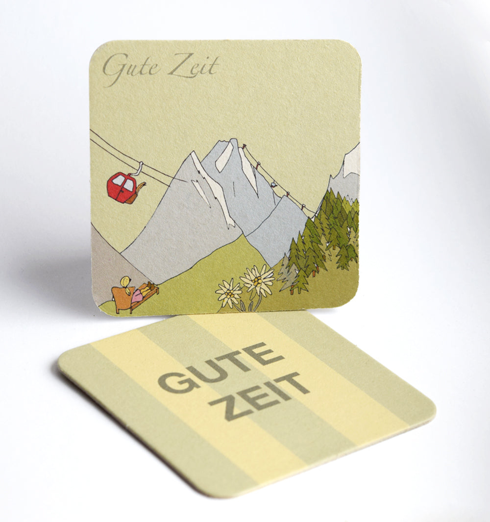 Bierdeckel Bergzeit