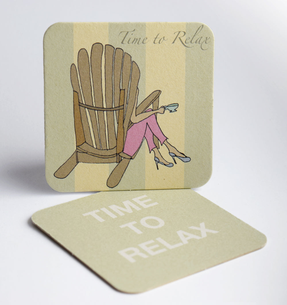 Bierdeckel Time to relax