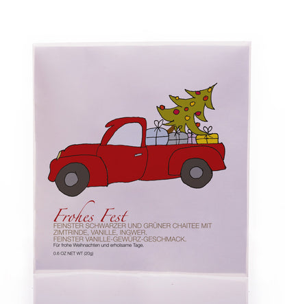 Teegeschenk Weihnachtstruck