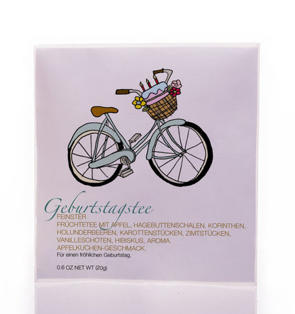 Teegeschenk Birthday Bike