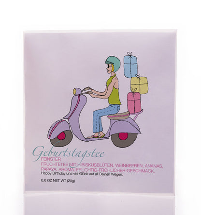 Teegeschenk Geburtstagstee Roller