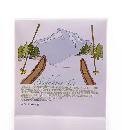 Teegeschenk Skifahrer Tee
