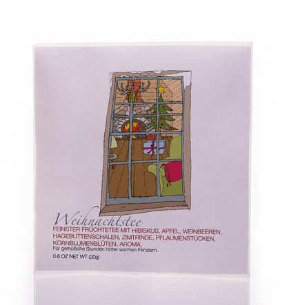 Teegeschenk Weihnachtsfenster