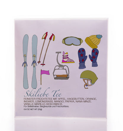 Teegeschenk Skiliebe Tee