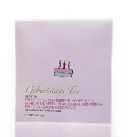 Teegeschenk Geburtstags Tee