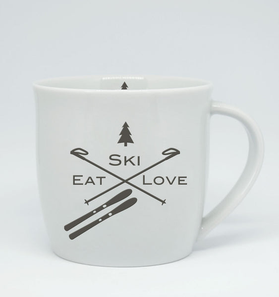 SPO Eat Ski Love Becher
